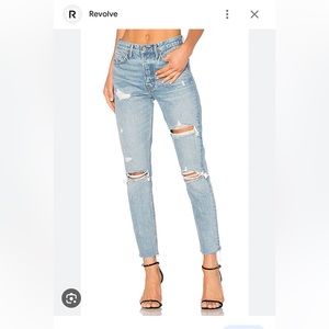 Grlfrnd high raise Karolina straight leg jeans Size 28